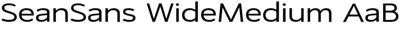 SeanSans WideMedium font