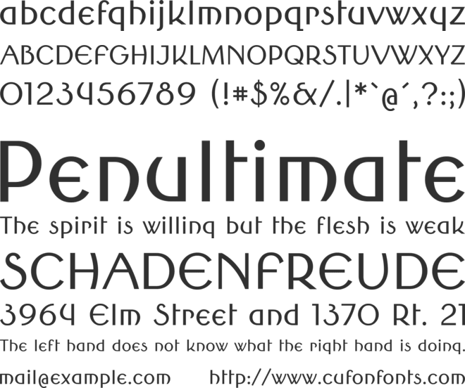 Round Style Basic font preview