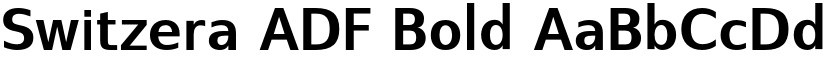 Switzera ADF Bold font