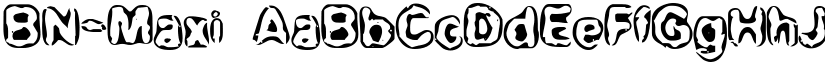 BN-Maxi font