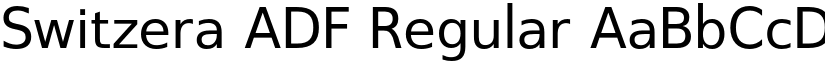 Switzera ADF Regular font