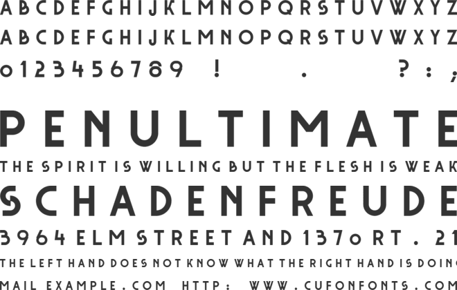 Grotesk font preview