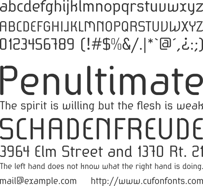 Sabatica font preview