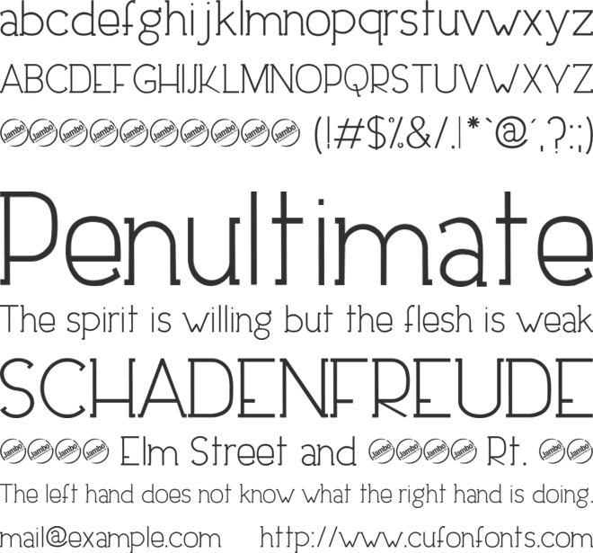 Downtown Elegance font preview