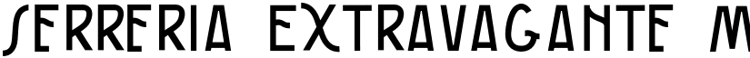 Serreria Extravagante Medium font