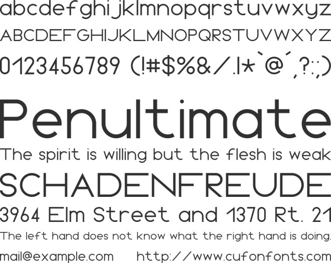 Omnibus font preview