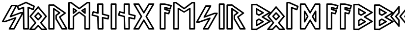 Stormning Aesir Bold font