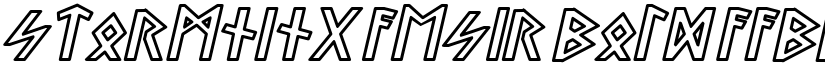 Stormning Aesir Bold font