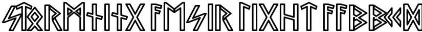 Stormning Aesir Light font