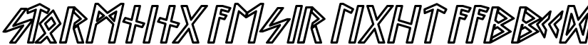 Stormning Aesir Light font