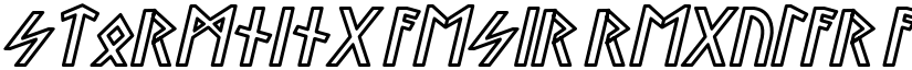 Stormning Aesir Regular font