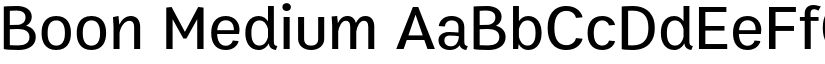 Boon Medium font