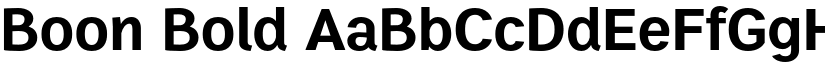 Boon Bold font