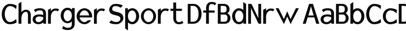 Charger Sport DfBdNrw font
