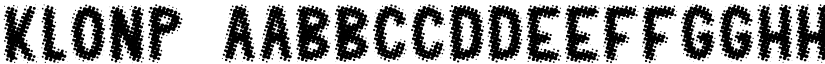 KLONP font