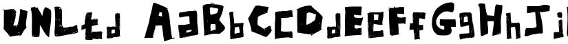 UNLtd font