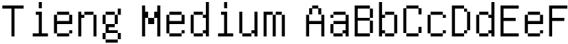 Tieng Medium font