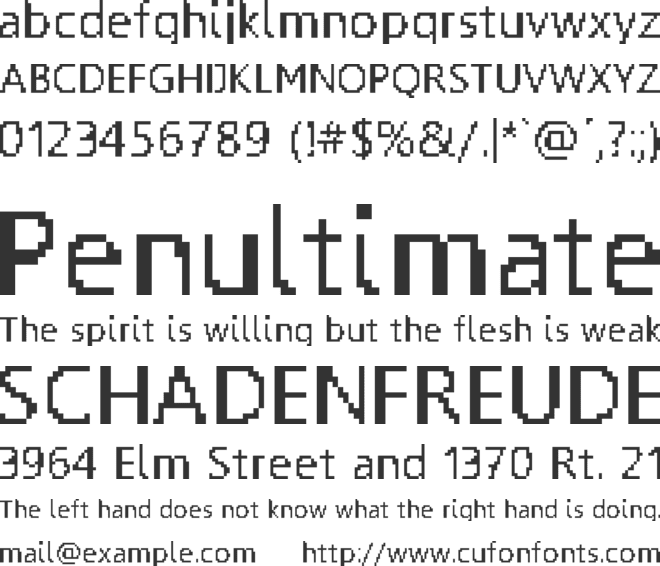 Crocantista font preview
