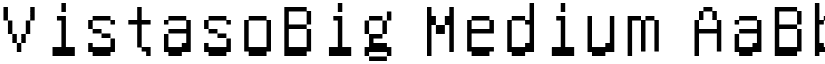 VistasoBig Medium font
