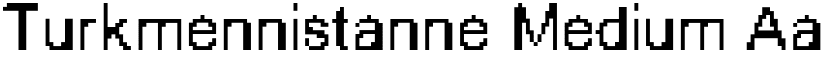 Turkmennistanne Medium font