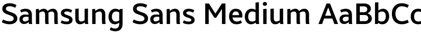 Samsung Sans Medium font