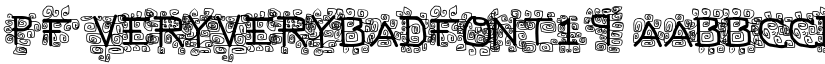 pf_veryverybadfont19 font