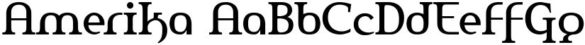 Amerika font