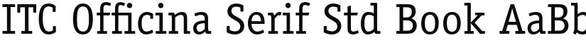 ITC Officina Serif Std font download