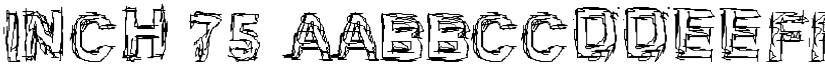 Inch 75 font download