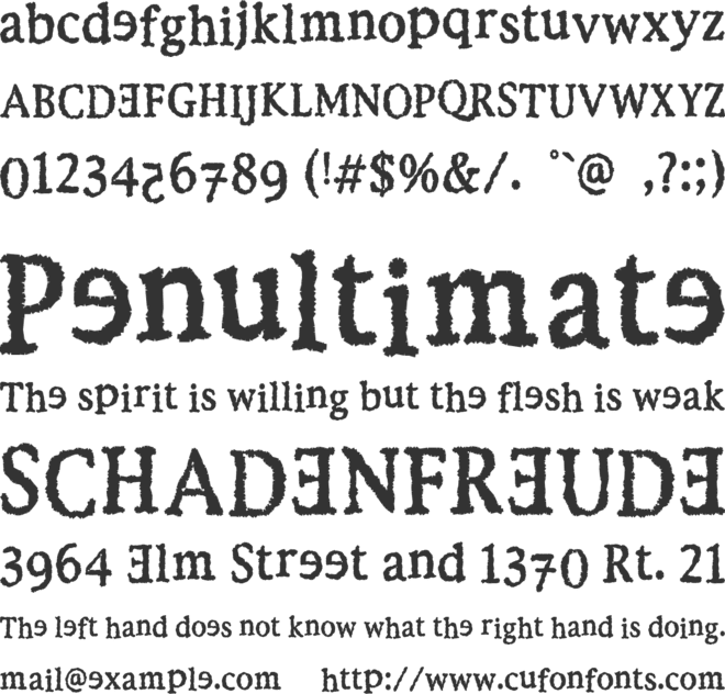 Ebola Kikwit font preview