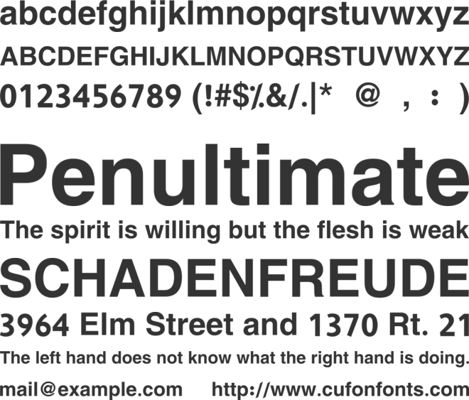 Hacen Tunisia Bd font preview