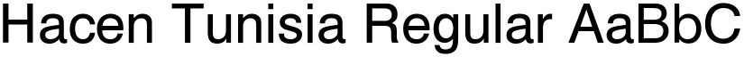 Hacen Tunisia Regular font