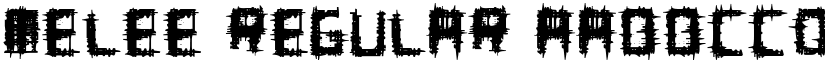 Melee Regular font