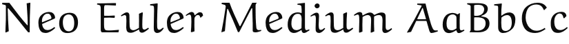 Neo Euler font download