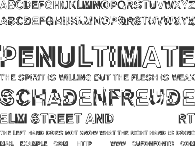 DeKunst Initialen font preview