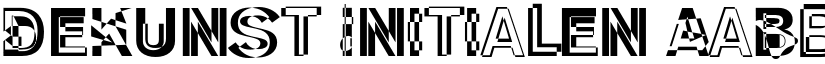 DeKunst Initialen font