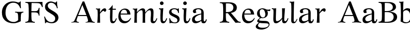 GFS Artemisia Regular font