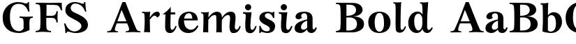 GFS Artemisia Bold font