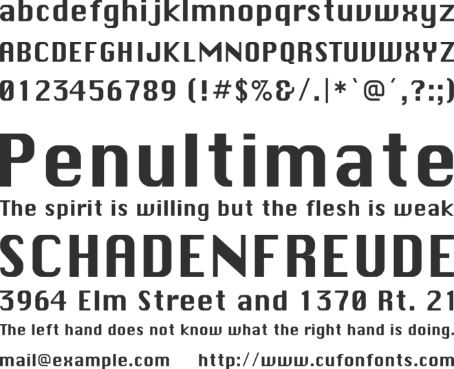 Chicago font preview