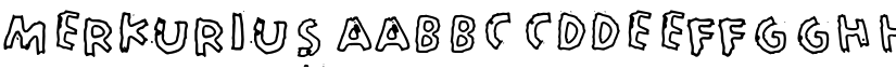 Merkurius font