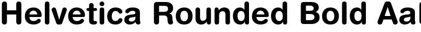 Helvetica Rounded Bold font