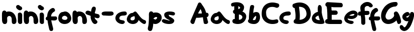 ninifont-caps font