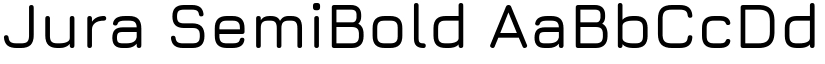Jura SemiBold font