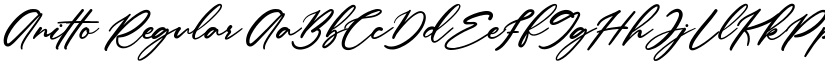 Anitto Regular font