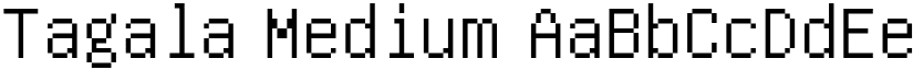 Tagala Medium font