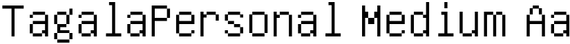 TagalaPersonal Medium font