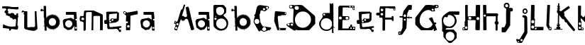 Subamera font