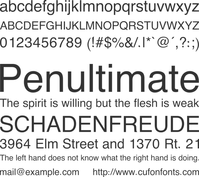 XB Roya font preview