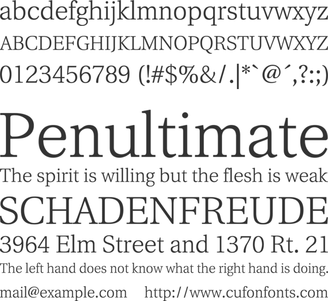 UnJamoBatang font preview