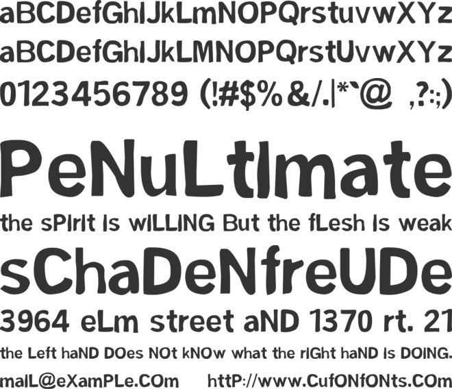 FSM Sans font preview